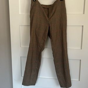 Ralph Lauren dress pants, brown, black, checkered size 4, Ralph Lauren